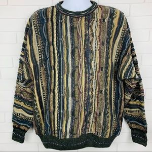 Vintage Florence Tricot Sweater Coogi Style 3D